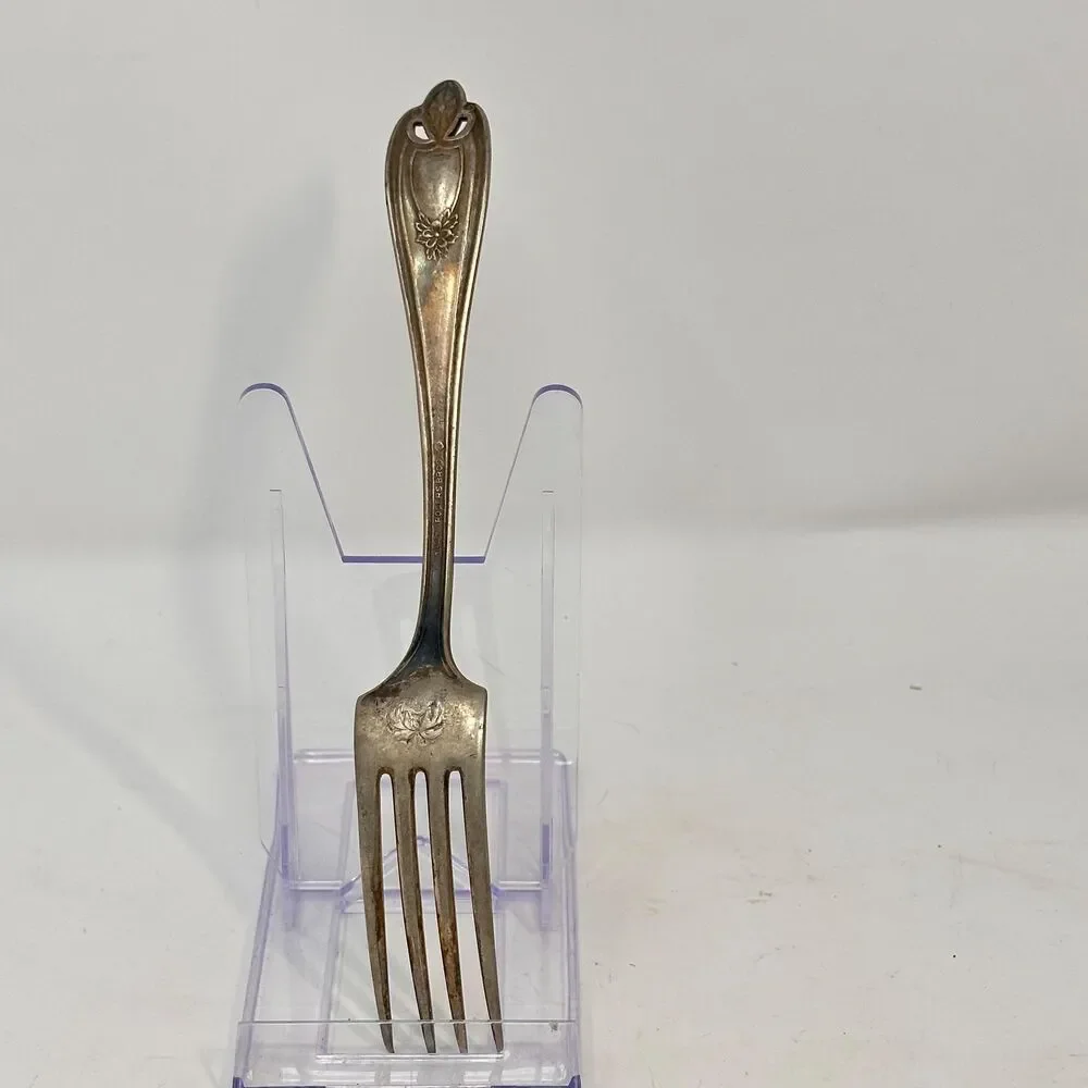 Mismatched Lot of 4 Antique and Vintage Silverplated Serving Utensils Set